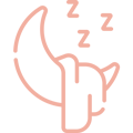 Pictogramme de croissant de lune